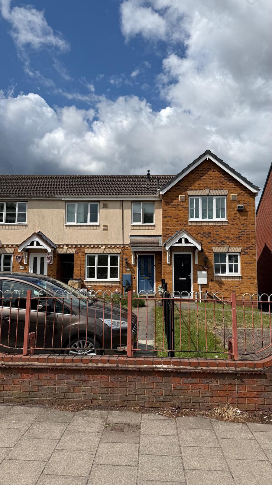 Exterior of the Erdington property where the loft boiler installation was completed