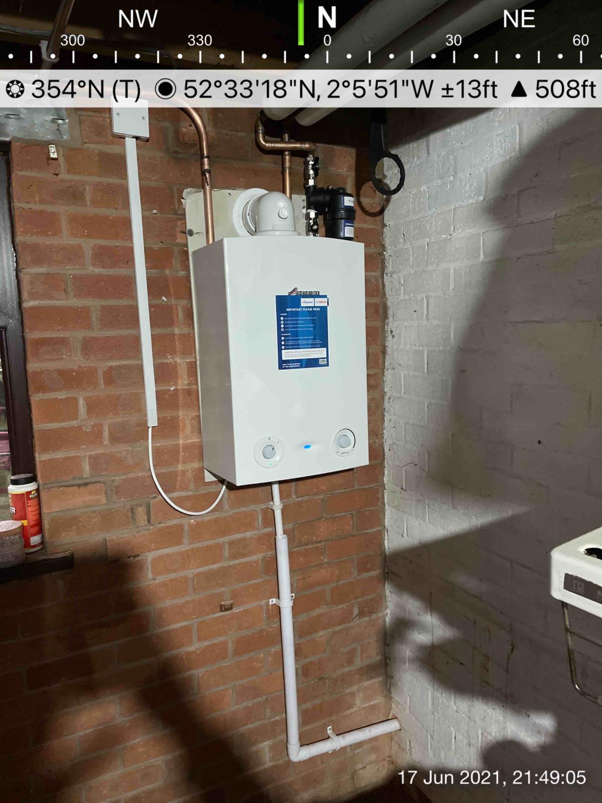 Worcester Bosch Boiler Installation in Walsall